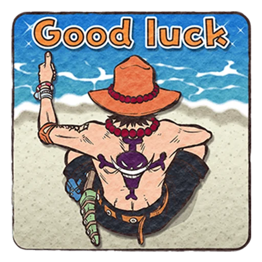 👍 Стикер «ONE PIECE&;s Summer Vacation» для Telegram