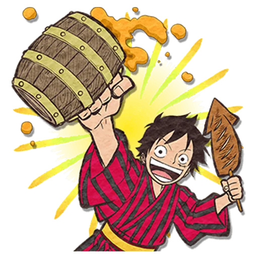 😆 Стикер «ONE PIECE&;s Summer Vacation» для Telegram
