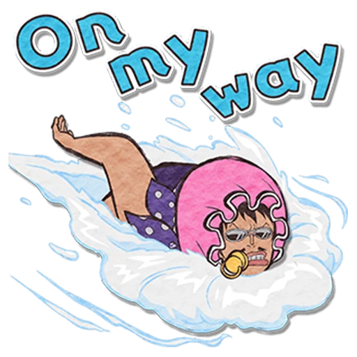 🏃‍♂️ Стикер «ONE PIECE&;s Summer Vacation» для Telegram