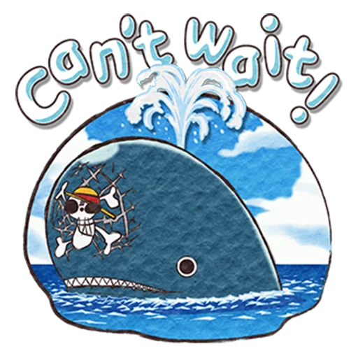 😀 Стикер «ONE PIECE&;s Summer Vacation» для Telegram