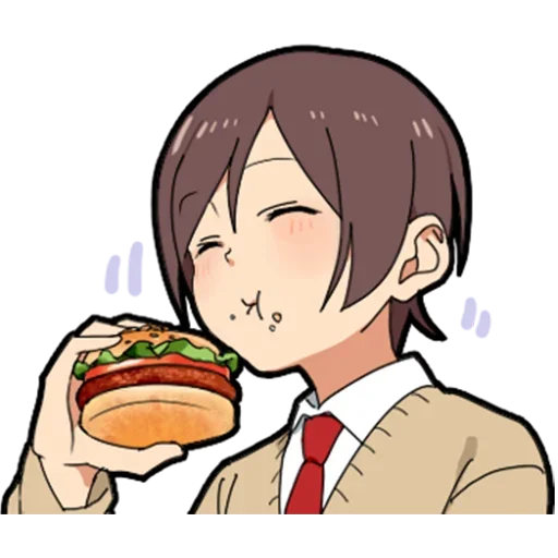 🍔 Стикер «Food boy» для Telegram
