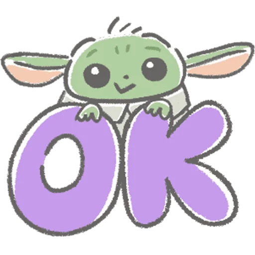 Стикерпак Child Mandalorian для Telegram