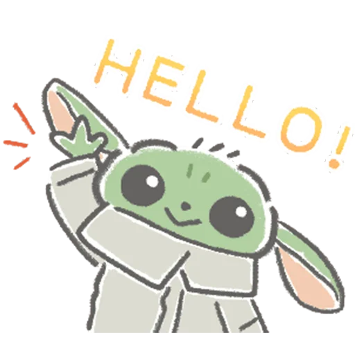 👋 Стикер «Child Mandalorian» для Telegram