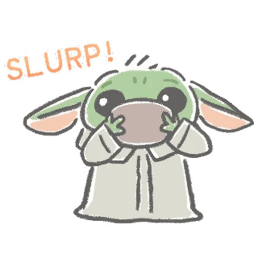 ☕️ Стикер «Child Mandalorian» для Telegram