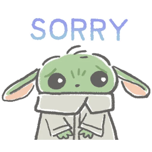 😥 Стикер «Child Mandalorian» для Telegram