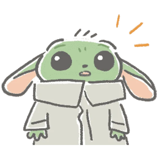😧 Стикер «Child Mandalorian» для Telegram