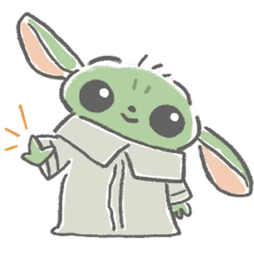 🖐 Стикер «Child Mandalorian» для Telegram