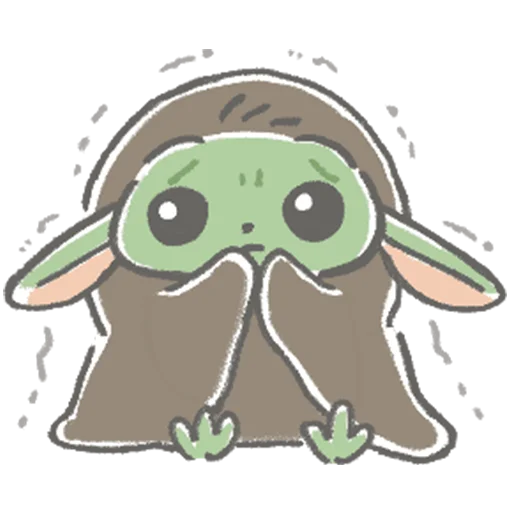 😰 Стикер «Child Mandalorian» для Telegram