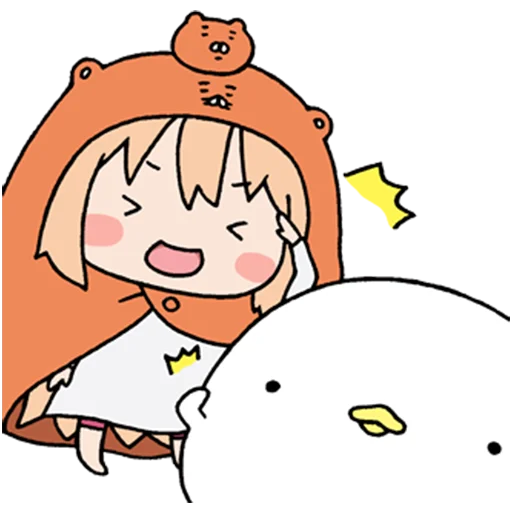 👍 Стикер «UMARU-chan» для Telegram