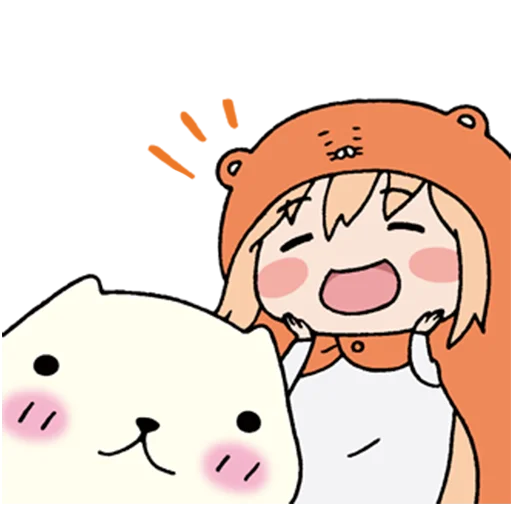 😆 Стикер «UMARU-chan» для Telegram