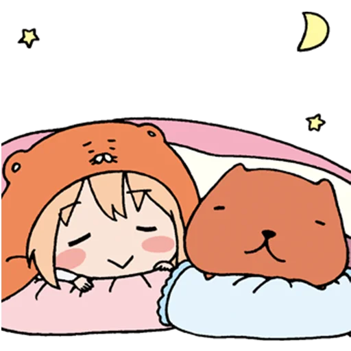 😴 Стикер «UMARU-chan» для Telegram