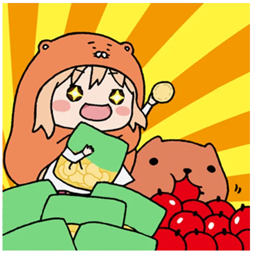 🤩 Стикер «UMARU-chan» для Telegram