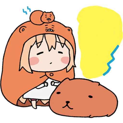 😔 Стикер «UMARU-chan» для Telegram