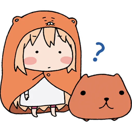 ❔ Стикер «UMARU-chan» для Telegram