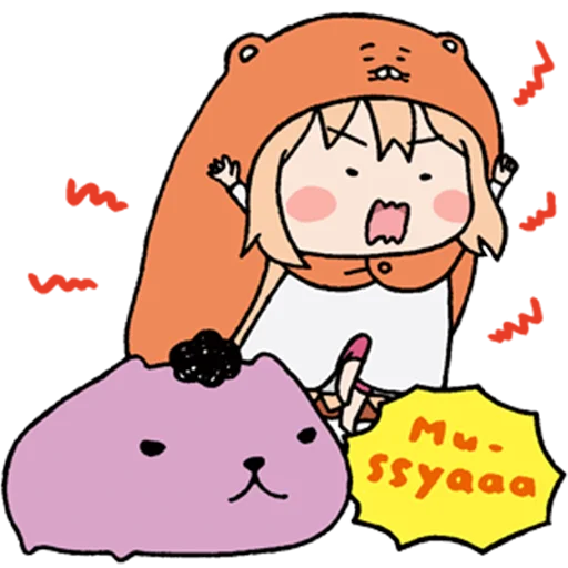 😠 Стикер «UMARU-chan» для Telegram
