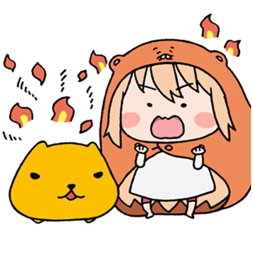 😡 Стикер «UMARU-chan» для Telegram