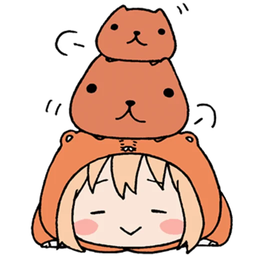 ☺️ Стикер «UMARU-chan» для Telegram