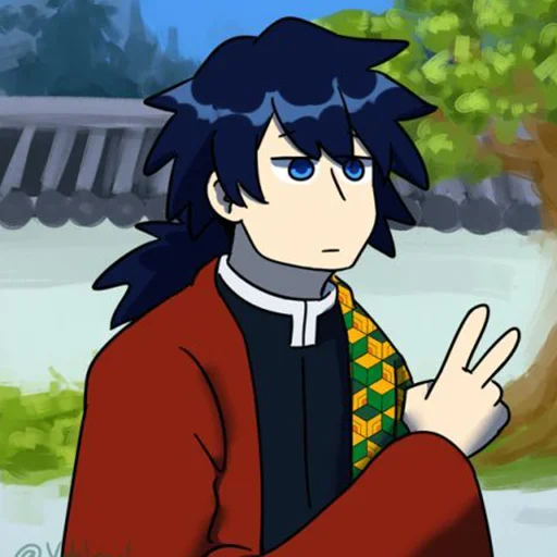 ✌ Стикер «Demon Slayer MEME» для Telegram