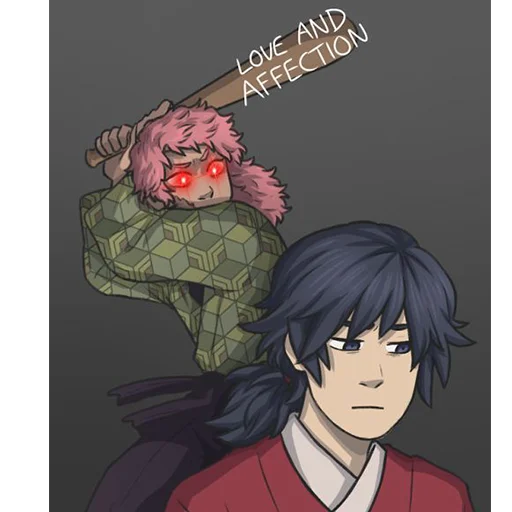 ❤️ Стикер «Demon Slayer MEME» для Telegram