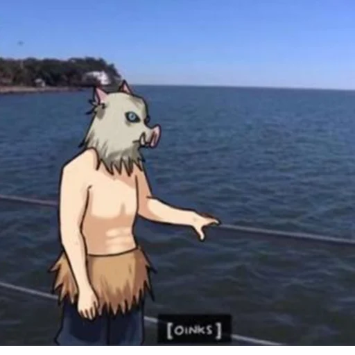 🌊 Стикер «Demon Slayer MEME» для Telegram