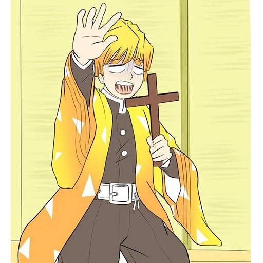 😰 Стикер «Demon Slayer MEME» для Telegram