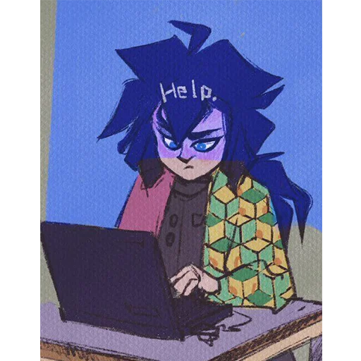🙂 Стикер «Demon Slayer MEME» для Telegram