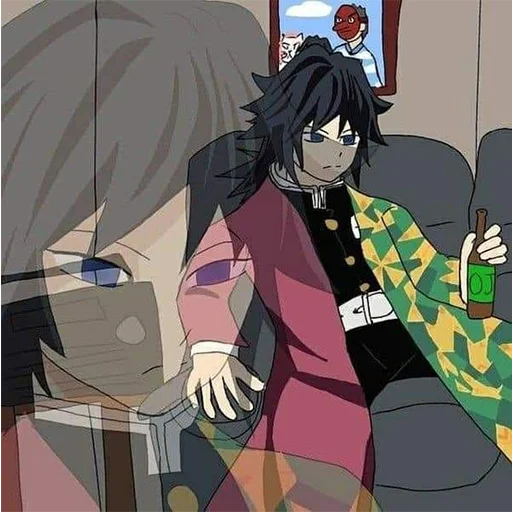 🍾 Стикер «Demon Slayer MEME» для Telegram