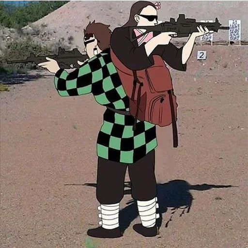 🔫 Стикер «Demon Slayer MEME» для Telegram