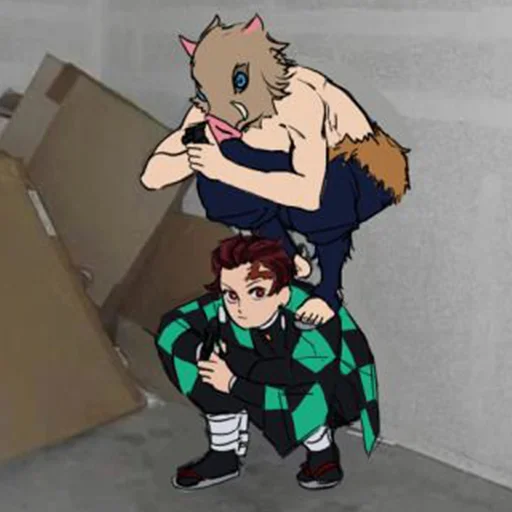 👀 Стикер «Demon Slayer MEME» для Telegram