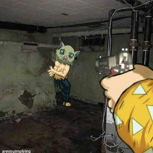 🔫 Стикер «Demon Slayer MEME» для Telegram