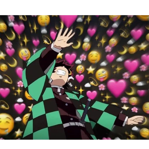 💖 Стикер «Demon Slayer MEME» для Telegram
