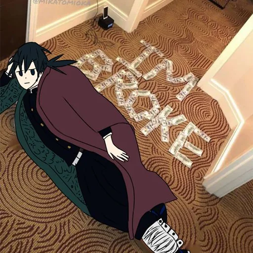 🤑 Стикер «Demon Slayer MEME» для Telegram