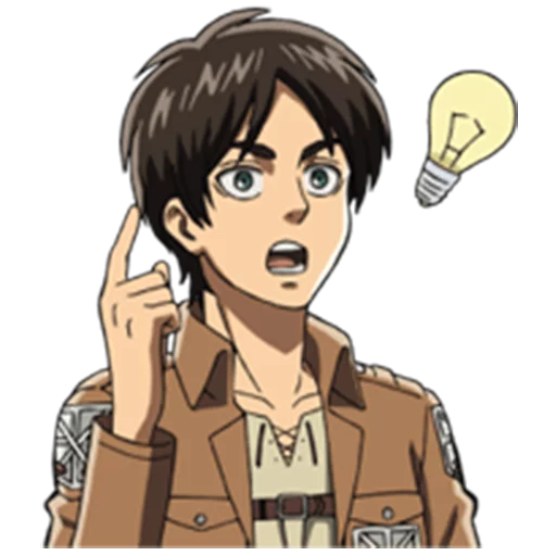😃 Стикер «Moving! Attack on Titan» для Telegram