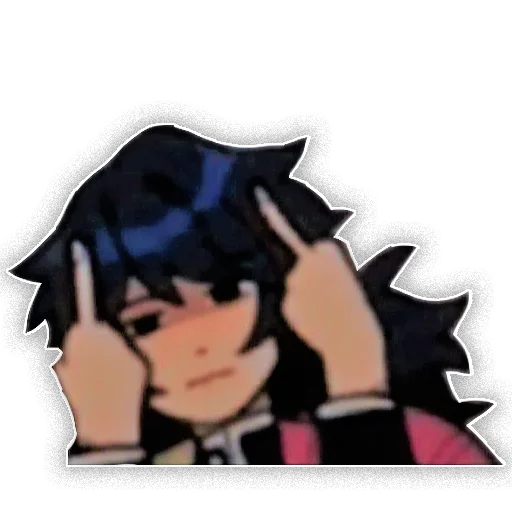 Стикерпак Demon Slayer MEME 2 для Telegram