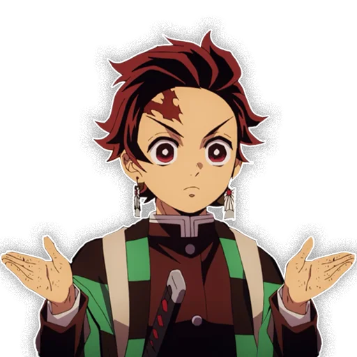 🤨 Стикер «Demon Slayer MEME 2» для Telegram