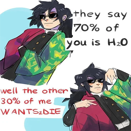 😎 Стикер «Demon Slayer MEME 2» для Telegram