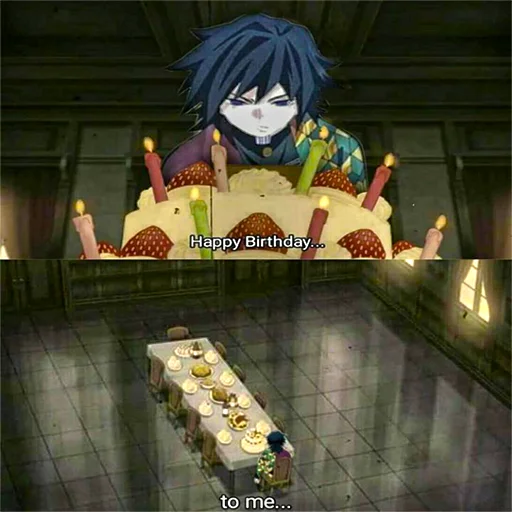 🎂 Стикер «Demon Slayer MEME 2» для Telegram