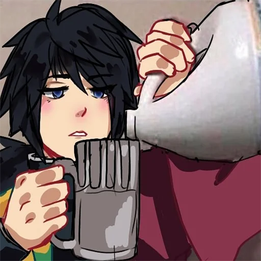🍺 Стикер «Demon Slayer MEME 2» для Telegram