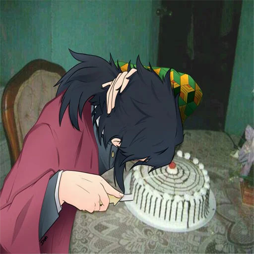 🎂 Стикер «Demon Slayer MEME 2» для Telegram