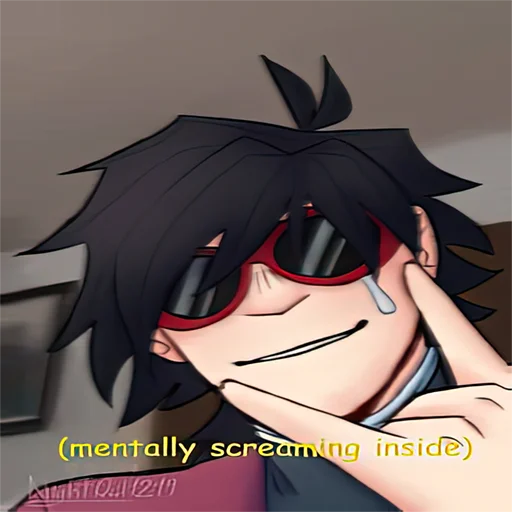 🤘 Стикер «Demon Slayer MEME 2» для Telegram