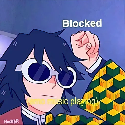 😎 Стикер «Demon Slayer MEME 2» для Telegram