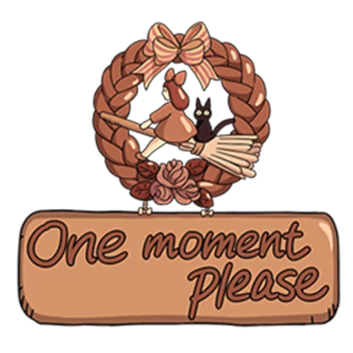 😄 Стикер «Kiki&;s Delivery Service» для Telegram