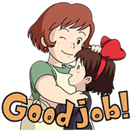 👍 Стикер «Kiki&;s Delivery Service» для Telegram