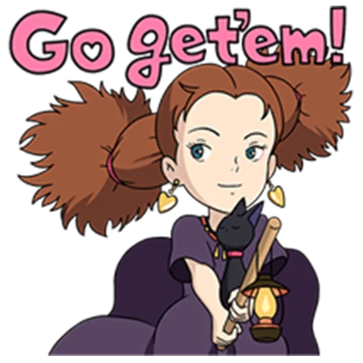 😊 Стикер «Kiki&;s Delivery Service» для Telegram