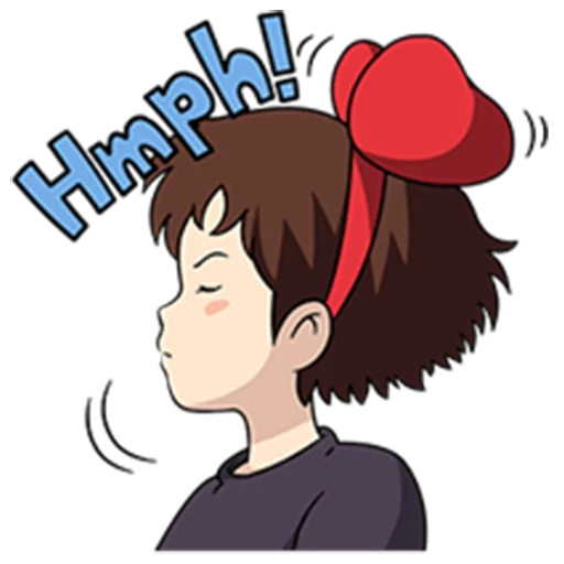 ☹ Стикер «Kiki&;s Delivery Service» для Telegram