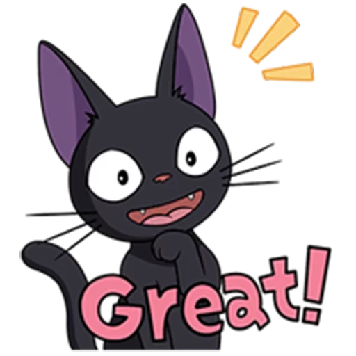 😃 Стикер «Kiki&;s Delivery Service» для Telegram