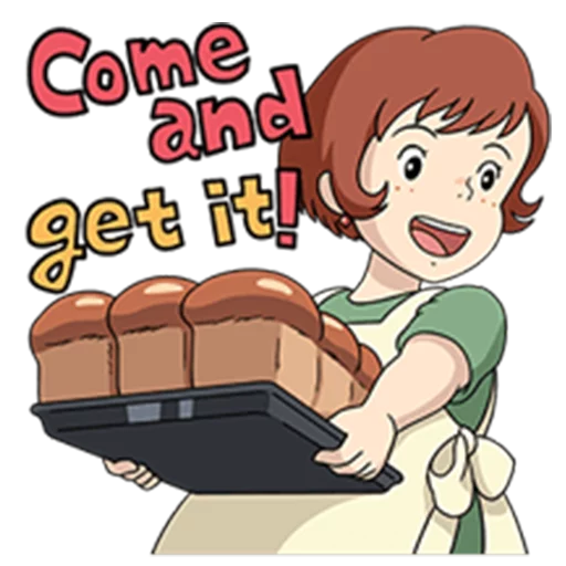 😄 Стикер «Kiki&;s Delivery Service» для Telegram