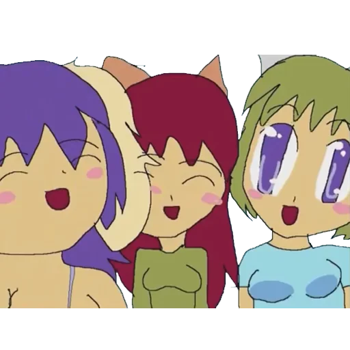 😄 Стикер «Nyan ~ Neko Sugar Girls» для Telegram