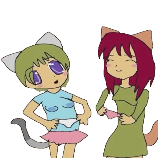 😏 Стикер «Nyan ~ Neko Sugar Girls» для Telegram