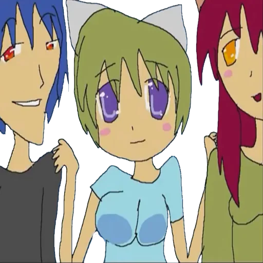 👪 Стикер «Nyan ~ Neko Sugar Girls» для Telegram